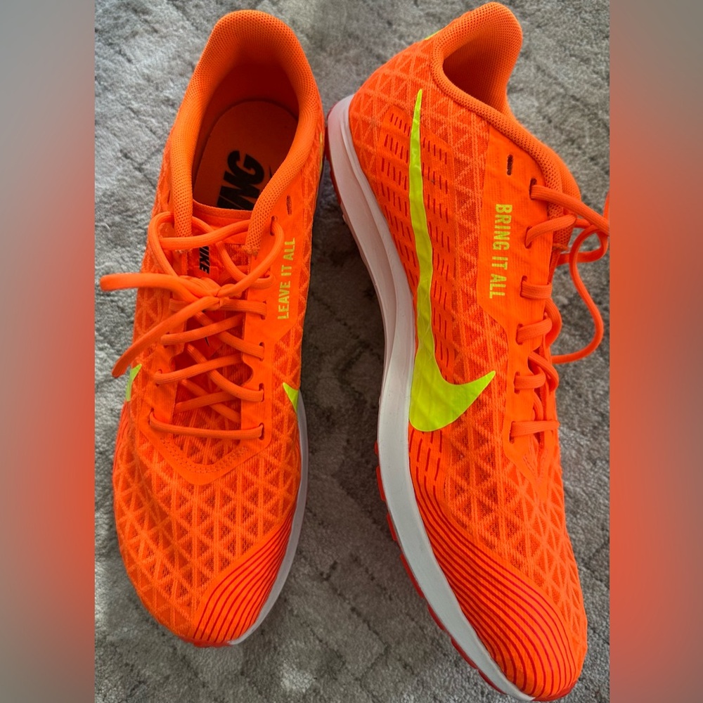 Nike Rival Waffle 5 cross country running shoes Orange 5.5 Men’s/7.5 Women’s